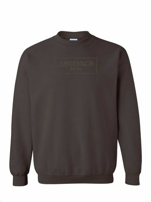 Chocolate Brown Embrace MH Crewneck