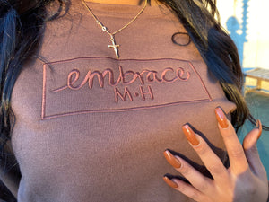 Chocolate Brown Embrace MH Crewneck
